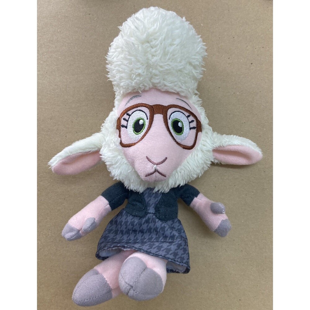 Disney Plush Zootopia’s Movie Assistant Mayor Bellwether Sheep 9”